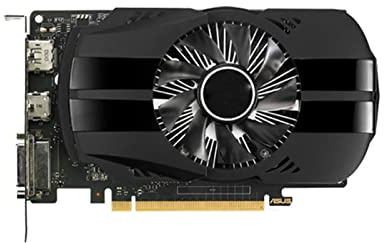 Taygate Carte Graphique de Jeu Carte Graphique GTX 960 4GB 1050 TI 750 TI 2GB 4GB 1660 3GB 1060 Cartes vidéo GPU(ASUS-GTX 1050Ti 4GB)