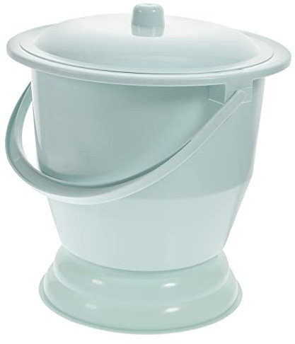 OATIPHO Urinal Eimer Mit Deckel Aus Pp-kunststoff Spucknapf Tragbar Für Heimgebrauch Nachttopf Kammer Topf Rutschfeste Basis Einfacher Reinigung