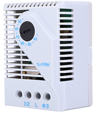 Joyzan Mechanical Humidity Controller, MFR012 Hygrostat Adjuster Regulator Electrical Insulation Heat Proof Fan Heater Raises Relative TV Cabinet Greenhouse Mushroom Grow Tent