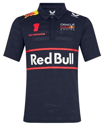 Castore Men's Polo Shirt Driver (Redbull Racing) Navy
