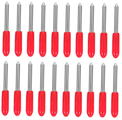 NUOBESTY 20 Pezzi Di Plotter Da Taglio Taglierina Per Lettere Angoli 30° 45° E 60° Per Tagli Ad Alta Precisione