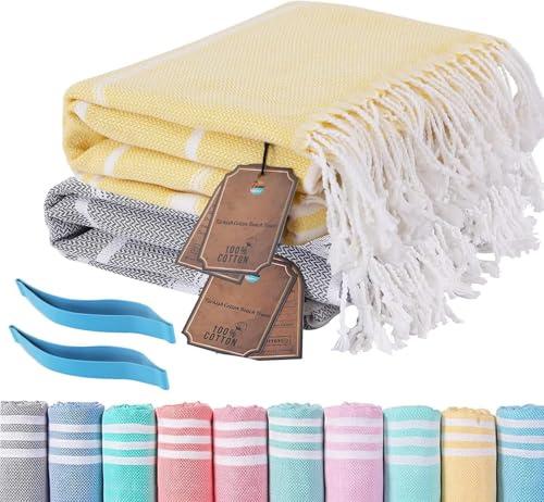 Strandtuch Saunahandtuch Strandhandtuch Hamamtuch Strandtücher xxl Set Saunatuch Groß Sauna Handtuch Strand Zubehör Handtücher Beach Towel Strandlaken Damen Baumwolle Saunatücher Herren Strandzubehör