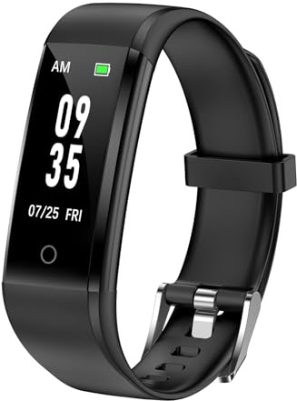Schrittzähler Uhr Fitness Tracker für Damen Herren Kinder Senioren | Kein Bluetooth/App/Smartphone Erforderlich,Einfacher Schrittzähler und Kalorienzähler,IP68 Wasserdicht,zum Gehen Laufen