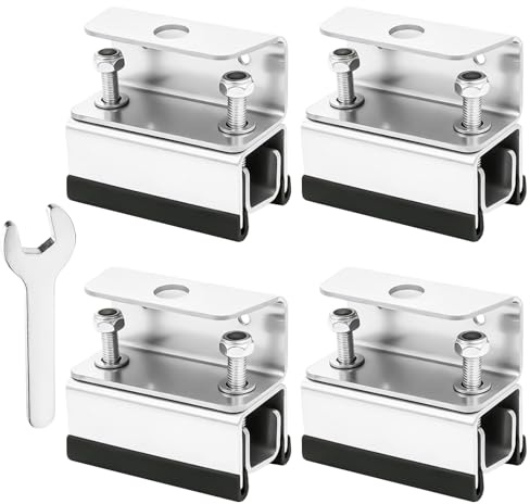 Demlaka set da 4 pezzi di staffe per portapacchi per furgoni: set di viti ad alte prestazioni in acciaio inox, kit di montaggio per portapacchi, kit di montaggio per furgoni per installazioni