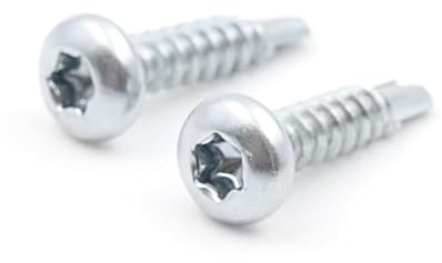 Design61 200 viti autofilettanti a testa semicircolare, 4,2 x 13 mm, in acciaio temprato, zincato, antiruggine, per legno e metallo, viti autofilettanti TX-20