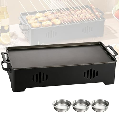 Placa de calentamiento para barbacoa, placa de calentamiento, vela de té, recipiente para comida y barbacoa, calentador de alimentos, soporte para carne, accesorios para barbacoa, barbacoa al aire