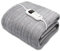 Dreamcatcher Luxurious Grey Heated Throw Electric Blanket, 160 x 120cm Heated Blanket Machine Washable Soft Fleece Electric Throw Overblanket with 12HR Timer and 9x Control Heat Settings