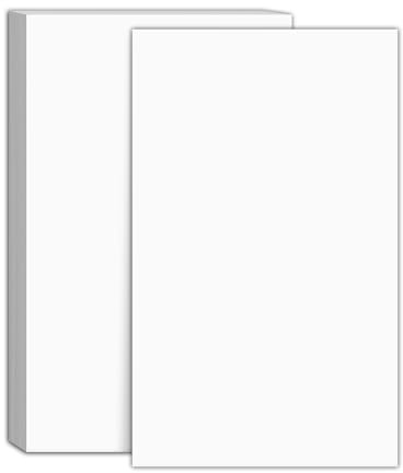 8.5 x 14 White Card Stock | Heavyweight 100lb Cover (270gsm) Cardstock Paper – Smooth Finish | For Arts and Crafts, Brochures, Restaurant Menus, Posters | 50 Sheets per Pack