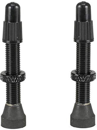 Venzo Mountain Bike Bicycle Tubeless No Tube Tire Presta Universal Valve Stems Pair of 2 Valves - ﻿Length 35mm