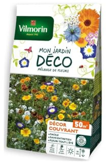 Vilmorin - Sachet graines Mélange de fleurs Couvrant 50m2