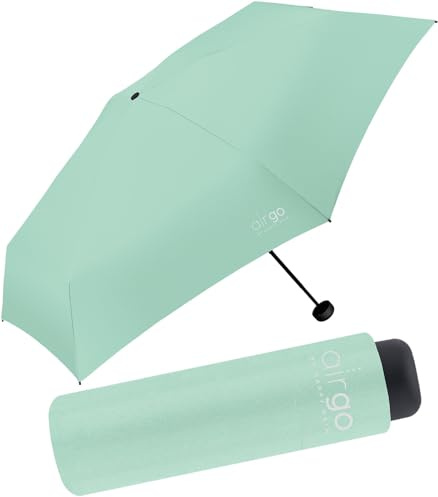 happy rain Air Go - 137 Gramm super mini Taschenschirm superleicht - mint