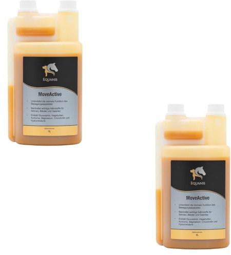 MoveActive - Flüssiges Glucosamin und MSM für Pferde - Bundle - 2 x 1L