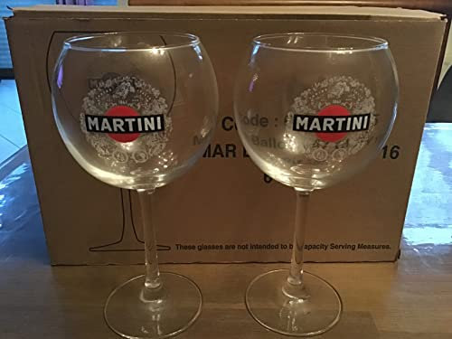 Lot de 2 verres ballon cocktail martini royal 47cl neuf