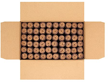 FLORTUS – Torf Quelltabletten aus Sphagnum Torf mit NPK Dünger – 1500 Stück (36 mm) Quelltabs biologisch abbaubar – Alternative zu Torfquelltöpfen – torfhaltige Anzuchterde zur Pflanzen Anzucht