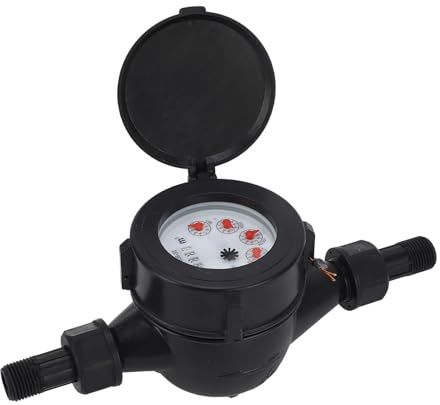 Wasserdurchflussmesser, DN15-Wasserzähler, Genauer Kaltwasserzähler, Außenwasserzähler für Garten und Zuhause, Verhindert Einfrieren