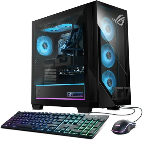 ASUS ROG Strix G700 Desktop 10TB SSD 128GB DDR5 RAM Win 11 Pro (Intel 15th gen Core Ultra 9 285K Processor Turbo to 6.00GHz, NVIDIA GeForce 4060Ti RTX 8GB GDDR6) Gaming PC Computer