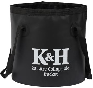 Collapsible PVC Bucket | Car Cleaning Essential | 20-Litre Capacity | Portable, Space-Saving Design | Ideal for Car Washes & Outdoor Activities
