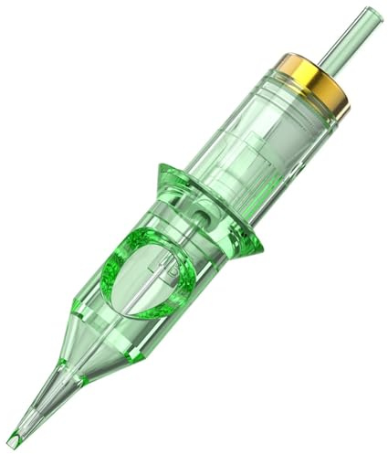 RHEIN Tattoo Nadeln Set 14RL Disposable Tattoo Cartridges Needles 20 Stück #10 Bugpin 14 Runde Liner Tattoo Nadel Durchmesser 0,3mm Tattoo Zubehör für Tattoo Maschine EN02R-20-1014RL-X