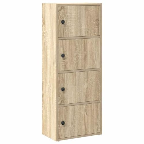 vidaXL Bücherregal Sonoma-Eiche 40x24x102 cm Holzwerkstoff