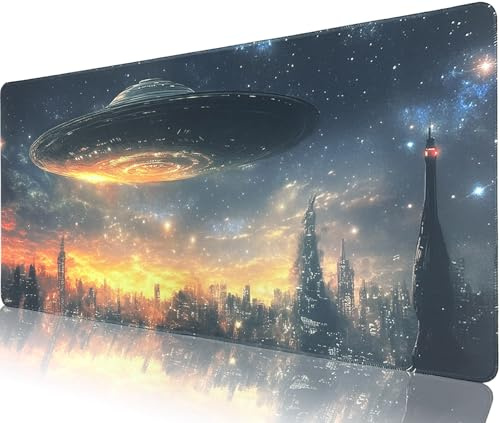 TempFoo Gaming Mouse Pad, XXL Large Desk Mat 40x90x0.3cm | Waterproof Long Mousepad, for Home Office Desks Computer Keyboard Laptop Protector Decor Accessories Black