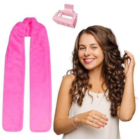 Bigodino Morbido per Boccoli Senza Calore - Fascia Arricciacapelli Notturna per Capelli Mossi e Ricci, Facile da Usare, Ideale per Capelli Medi e Lunghi, Accessorio Styling Heatless