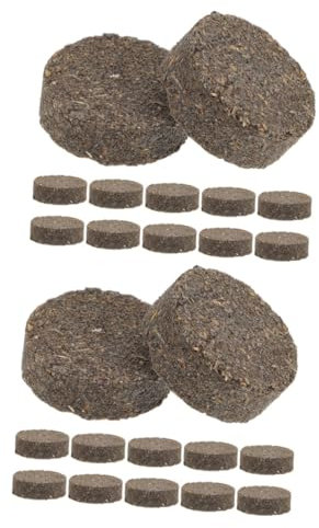 Kisangel 2sets Dried Natural Firelighters Wood Outdoor Burning Blocks Portable Fire Ignition Tools for Bbq 20pcs*2