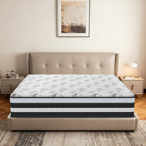 YIDATONG Matratze 160x200, Taschenfederkernmatratze Höhe 26 cm, Öko-Tex Zertifiziert, Härtegrad H3, Hypoallergen & Antibakteriell, Orthopädische, Optimaler Komfort und Rückenstütze