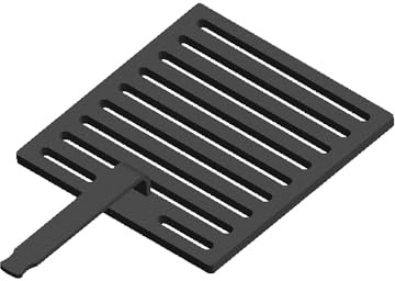 Kaminrost/Ascherost Eckig 173 x 183 x 8 mm passend für Attika Nexo ** Kaminöfen inkl. Modellübersicht - Ascherost Kamin aus massivem Stahl - Feuerrost feuerfest & hitzebeständig