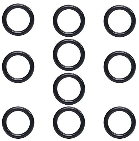 Othmro 10 Stück Nitrilkautschuk-O-Ringe, 35 mm Außendurchmesser, 25 mm Innendurchmesser, 5 mm Breite, Gummi-Unterlegscheiben, metrische Buna-N-Dichtungsringe, Schwarz