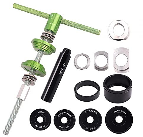 DONGKER Fahrrad Headset Einpresswerkzeug,Fahrrad Tretlager Installation Entfernung Werkzeug Kit,Fahrrad Unterseite Kit für BB86/BB30/BB92/PF30
