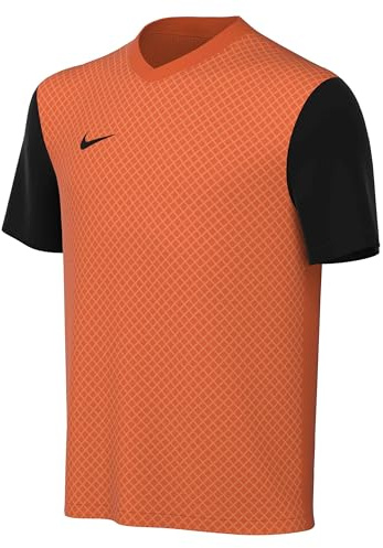 Nike Unisex Kids Jersey Y Nk DF Tiempo Prem II JSY SS, Safety Orange/Black/Black, Dh8389-819, XL