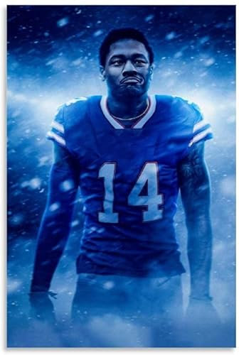 BLIJR 500 Teile Puzzle American-Football-Spieler Stefon Diggs Star Holz Puzzle Erwachsene Stress Freisetzung Spiel 500 Piece 20.4x15inch(52x38cm) Kein Rahmen