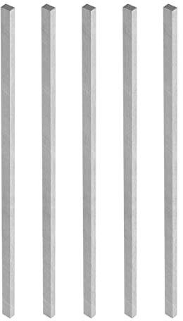 CoCud Quadrato Utensile Punta, 4mm x 6mm x 200mm, Alta Velocità Acciaio 4241 Tornitura Utensile Fly Fresa Fresatura Sbozzato - (per Tornio Fresatura Macchina), 5 pezzi