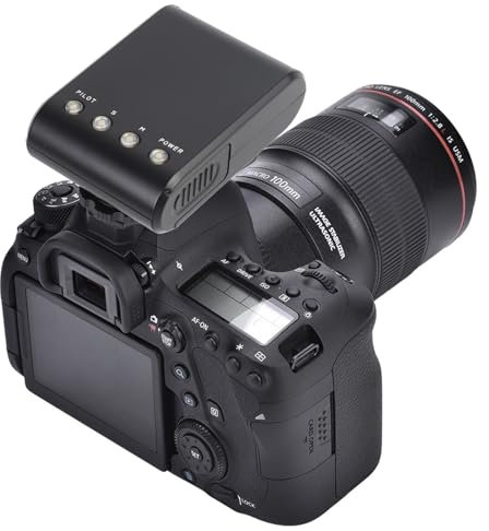 On Camera Flash Speedlite, Portable Mini Hot Shoe Mount Flashlight for DSLR Cameras, Built In Slave and Auto Pre Flash Sensor, Any Digital Camera