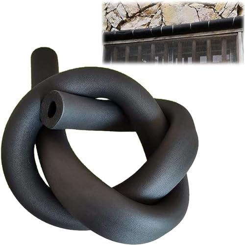 Rohrisolierung aus Schaumstoffrohr, Rohrisolierung Schaumstoffrohrisolierung, Schaumstoffschlauch, Frostschutzmittel, Innendurchmesser 10 mm, 16 mm, 19 mm, 22 mm, 28 mm, 42 mm (Größe: T 20 mm x 16 mm