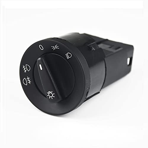ZIxmix Car Headlight Switch Scheinwerfer-Steuerschalter, Nebelscheinwerfer-Knopf, passend for VW Bora Golf 4 Headlight Switch