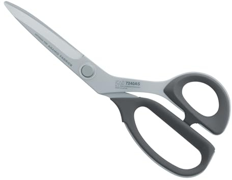 KAI Shun forbici da cucina 23 cm - Manico ergonomico - Lama in acciaio inox con massima capacità di taglio - Tacca per ossa e apribottiglie - Forbici da cucina