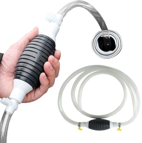 Aizuoni Pumpe Wasser Abpumpen, Absaugpumpe, Multifunktionale Handpumpe Wasser, Pumpe Zum Abpumpen Von Wasser, Ölpumpe Flüssigkeitssauger Für Effiziente Infusion, Autoteile Mit Vergrößertem Gummiball