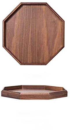 Bandeja de servicio Bandeja doméstica Bandeja de servicio Bandeja de borde octogonal Bandeja de té rectangular Mesa de centro Bandeja de frutas Bandeja de aperitivos Bandeja de cena Bandeja de té Band