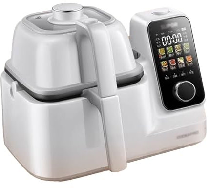 Robot Cuiseur Multifonctions 3 L, 1800 W Autonettoyant Cuiseur Multifonction Avec Couvercle en Verre Et Poignée Antis-brûlure Le Corps Du Pot Est Amovible
