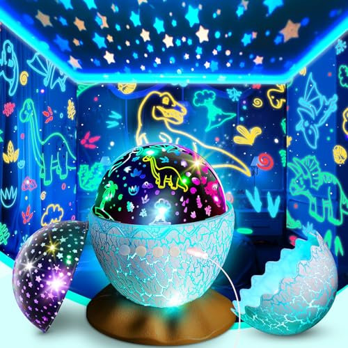 Toyokid Sensory Toys for Babies, Lighting Mode + Timer Kids Night Light Projector Baby Boy Gifts Newborn Toy Baby Toys 0-6 Months Baby Girl Lights Projector Sensory Lights