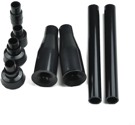 FUANA 8 ugelli in plastica per fontana con tubi di prolunga, 4 diversi ugelli, per acquari, acquari, laghetti da giardino, piscine