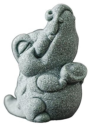 DQZRTUECA Lila Sand Tee Haustier, Tee Haustier Dekoration Sandstein Tierstatue Aquarium Landschaft Home Teetablett Ornamente 6 * 4,5 * 7 cm