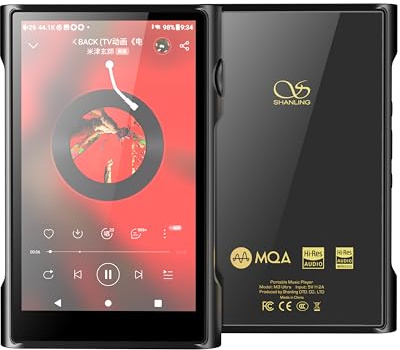 SHANLING M3 Ultra Lecteur MP3/MP4, lecteur audio Bluetooth Hi-resBluetooth, écran tactile LCD 4,2 | MQA 16X | 3500 mAh | 3 + 32 Go extensible jusqu'à 2 To | Android 10 | 2 X ES9219C DAC/AMP | 3,5 mm