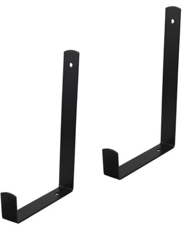 BESPORTBLE 1Pair Flower Pot Balcony Bracket Planter Hook for Garden and Home Decoration for Railing Wall Use Adds Natural Style to Living Space Includes Expansion Screws
