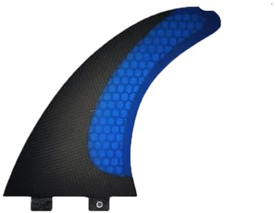 7-Zoll-Glas-Center-Surfboard-Finne, kompatibel mit Longboard for Surfen(Blue)