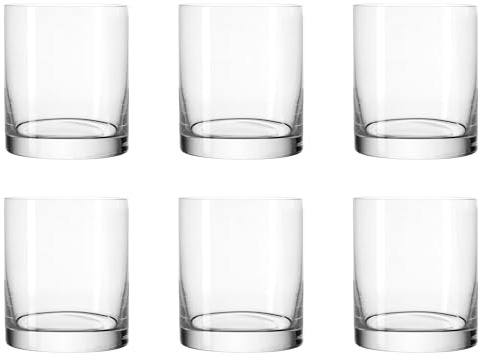LEONARDO HOME EasY+ set 6 muggar maxi, glas, klar, 7,9 x 7,9 x 8,8 cm, 6 enheter