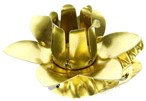 hdg Baumkerzenhalter Blume 8 Clips Gold für Baumkerzen