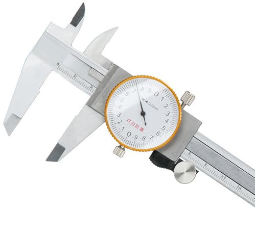 Dial Caliper Vernier Caliper Gauge Stainless Steel Metric Caliper Micrometer 0.02 Double Shock Manual Measuring Tool 0‑150mm