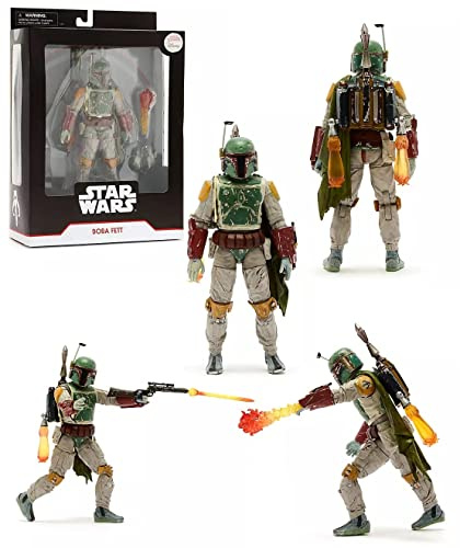 Disney Diamond Select Boba Fett Star Wars Sammelfigur, Star Wars – inklusive Zubehör und Mandalorianer-Helm